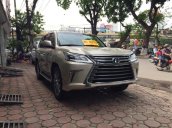 Cần bán Lexus LX570 đời 2016, màu ghi vàng, biển Hà Nội giá tốt - LH: 0948.256.912