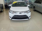 Toyota Vios trắng 2017 - Mua xe trả góp, thủ tục nhanh gọn - đại lý Toyota Mỹ Đình/ hotline: 0973.306.136