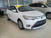 Toyota Vios trắng 2017 - Mua xe trả góp, thủ tục nhanh gọn - đại lý Toyota Mỹ Đình/ hotline: 0973.306.136