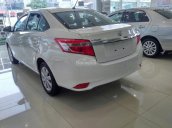 Toyota Vios trắng 2017 - Mua xe trả góp, thủ tục nhanh gọn - đại lý Toyota Mỹ Đình/ hotline: 0973.306.136