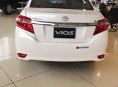 Toyota Vios trắng 2017 - Mua xe trả góp, thủ tục nhanh gọn - đại lý Toyota Mỹ Đình/ hotline: 0973.306.136