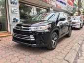 Bán Toyota Highlander LE đời 2018, màu đen, nhập khẩu Mỹ - Giá tốt. LH: 0948.256.912