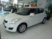 Bán Suzuki Swift 2017, màu trắng, xe giao ngay - LH 0985.547.829