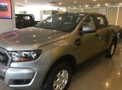 Bán Ford Ranger XLS 2.2 AT năm 2017, màu ghi vàng, nhập khẩu nguyên chiếc, giá tốt