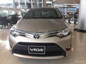 Toyota Mỹ Đình bán Toyota Vios E 2017, màu ghi vàng, khuyến mại lên tới 30 triệu - hotline 0971893993