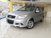 Bán Chevrolet Aveo LT 1.4L màu bạc 5 chỗ, hỗ trợ vay ngân hàng đến 90%, LH: 0945.307.489