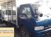 Bán xe tải Thaco Kia K165S 2 tấn 4, xe chạy trong thành phố không cấm giờ