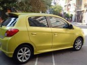 Bán Mitsubishi Mirage CVT đời 2014, màu vàng chính chủ giá cạnh tranh