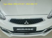 Bán Mitsubishi Mirage số tự động Đà Nẵng, bán xe Mirage màu trắng Đà Nẵng, xe Mirage CVT nhập khẩu Đà Nẵng