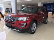 Bán xe Ford Explorer Ecoboost I4 2.3L màu đỏ mới 100%, hỗ trợ trả góp 80% thủ tục nhanh gọn