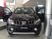 Bán ô tô Mitsubishi Triton đời 2018, màu đen, hỗ trợ trả góp đến 80%