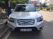 Cần bán xe Hyundai Santa Fe SLX 2011, full options, màu bạc, nhập khẩu