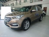 Hyundai Santa Fe máy xăng SX 2018 màu nâu vàng các phiên bản, khuyến mãi lớn, cam kết giá tốt nhất thị trường