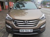 Bán xe cũ Hyundai Santa Fe 2.4 AT đời 2015, màu nâu