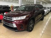 Bán Toyota Highlander LE 2017, xuất Mỹ, màu đỏ mận - LH 0904927272