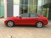 Bán xe Mercedes C200 2012, màu đỏ, ít sử dụng, 33.000 km, lý lịch bảo dưỡng hãng