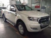 Bán Ford Ranger XLT đời 2017, xe mới, màu trắng