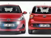 Bán ô tô Hyundai Grand i10 2017, màu đỏ, 500 triệu