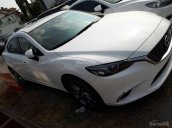 Bán xe Mazda 6 2.0 Premium 2017 trắng, tặng bảo hiểm, xe mới, hỗ trợ vay 80% giá trị xe, liên hệ 0937299026 - Thông