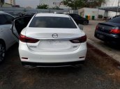 Bán xe Mazda 6 2.0 Premium 2017 trắng, tặng bảo hiểm, xe mới, hỗ trợ vay 80% giá trị xe, liên hệ 0937299026 - Thông