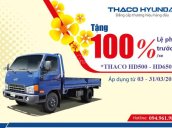 Bán Hyundai HD500 sản xuất 2017, màu xanh lam, giá tốt