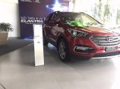 Bán Hyundai Santa Fe 2.4AT 2WD đời 2017, màu đỏ