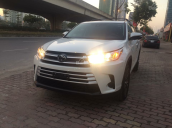 Bán ô tô Toyota Highlander đời 2017 màu trắng, giá tốt nhập khẩu