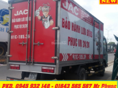 Xe tải JAC 1.9 tấn đầu vuông Isuzu, xe JAC 1T99 thùng mui bạt, mua xe Jac 2 tấn