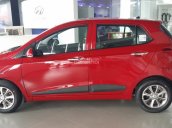 Bán xe Hyundai Grand i10 1.2AT Hatchback đỏ, phiên bản nâng cấp hoàn toàn mới lạ, vay tối đa 100%