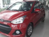 Bán xe Hyundai Grand i10 1.2AT Hatchback đỏ, phiên bản nâng cấp hoàn toàn mới lạ, vay tối đa 100%