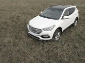 Cần bán Hyundai Santa Fe đời 2017, màu trắng