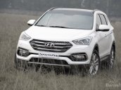 Cần bán Hyundai Santa Fe đời 2017, màu trắng