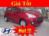 Bán xe Hyundai Grand i10 1.0 AT năm 2017, màu đỏ, 420tr