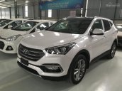 Bán Hyundai Santa Fe diesel đời 2017, màu trắng