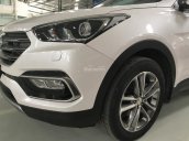 Bán Hyundai Santa Fe diesel đời 2017, màu trắng