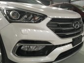 Bán Hyundai Santa Fe diesel đời 2017, màu trắng