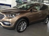 Bán xe Hyundai Santa Fe đời 2017, màu nâu