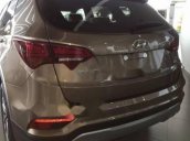 Bán xe Hyundai Santa Fe đời 2017, màu nâu