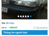 Bán Toyota Camry 1984, đã lên máy 3s 1989