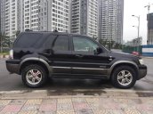 Bán lại chiếc xe Ford Escape XLT 3.0 đăng ký 2005 màu đen, form mới đèn ống bi xenon, cửa sổ trời