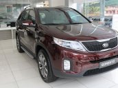 Bán Kia Sorento máy dầu 2017, màu đỏ, trả trước 170tr