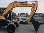 Bán máy xúc đào bánh lốp Hyundai HW145 sản xuất 2017 mới 100%