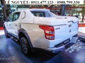 Bán ô tô Mitsubishi Triton 1 cầu tự động mới, màu trắng, xe nhập. LH: Lê Nguyệt: 0911.477.123