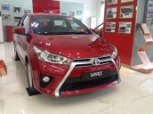 Bán xe Toyota Yaris 1.5G 2017, màu đỏ