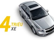 Bán ô tô Chevrolet Cruze LTZ 1.8L đời 2017, màu bạc, chỉ trả trước 110tr