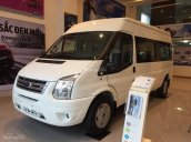 Bán xe Ford Transit SVP mới 100%, đời 2017, màu trắng. Hỗ trợ vay NH 80%, thủ tục nhanh gọn trong ngày, nhiều ưu đãi