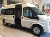 Bán xe Ford Transit SVP mới 100%, đời 2017, màu trắng. Hỗ trợ vay NH 80%, thủ tục nhanh gọn trong ngày, nhiều ưu đãi