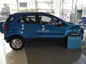 Cần bán Ford EcoSport Titanium 1.5AT năm 2017, màu xanh lam, giá tốt