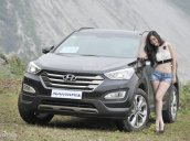 Bán Hyundai Santa Fe 2017, màu đen giá cạnh tranh