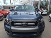 Ford Thủ Đô bán xe Ford Ranger XL 4x4 MT đời 2018, màu xanh lam, nhập khẩu, giá rẻ nhất tại Thái Bình. LH: 0975434628